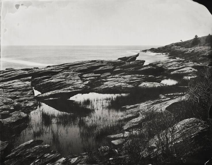 "Winslow Homer's Ocean View: Tidepool." 8x10" tintype. 2012.