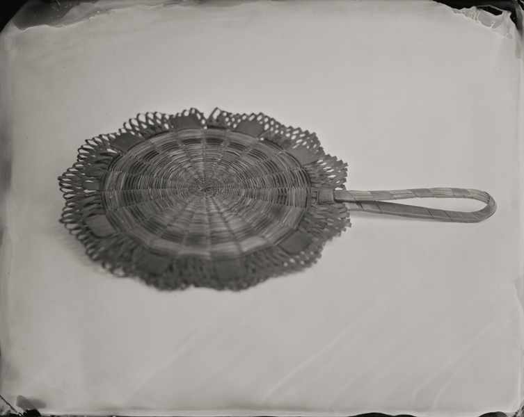 "Seagrass Fan." From Objects of Uncertain Provenance: Found in Winslow Homer's Studio. 8x10" tintype. 2012.