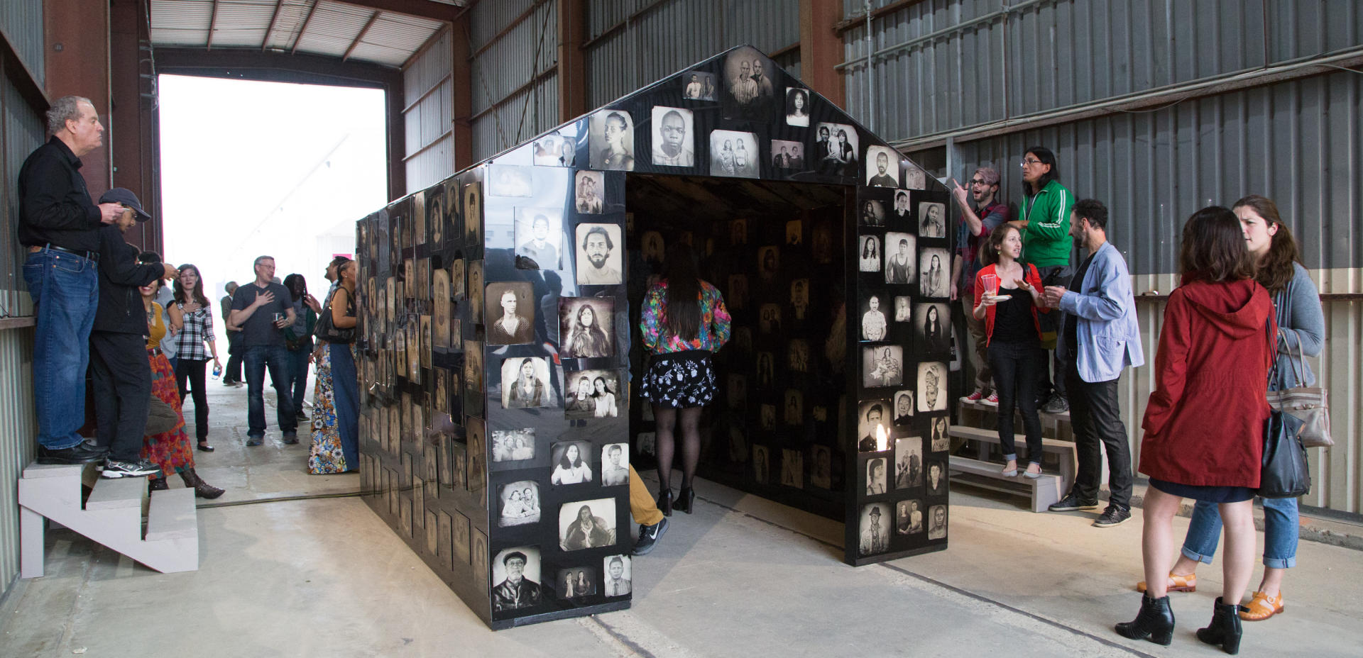 Shelter in Place, as installed at SITE Gallery, Houston, TX